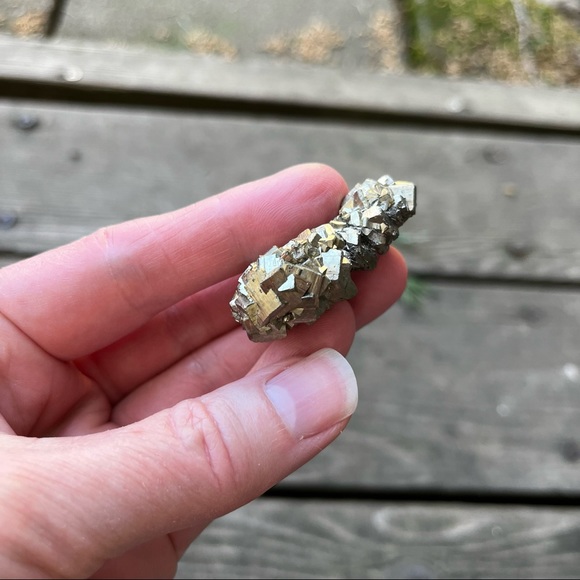 Pyrite Rose Flower - Double Formation - Picture 3 of 14